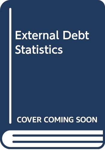 External Debt Statistics (9789264099340) by Organisation For Economic Co-Operation And Development