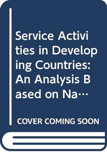 9789264112544: Service Activities in Developing Countries: An Analysis Based on National Accounts (Development Centre Studies)