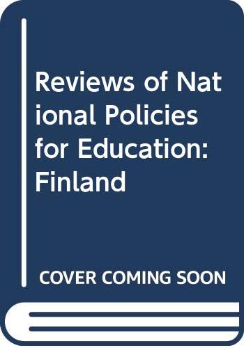 Finland (Reviews of national policies for education) (9789264123717) by [???]
