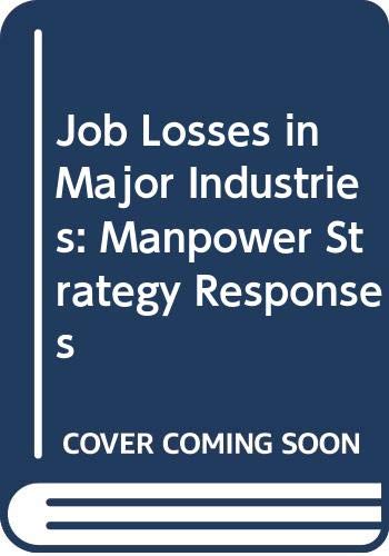 9789264124080: Job Losses in Major Industries: Manpower Strategy Responses