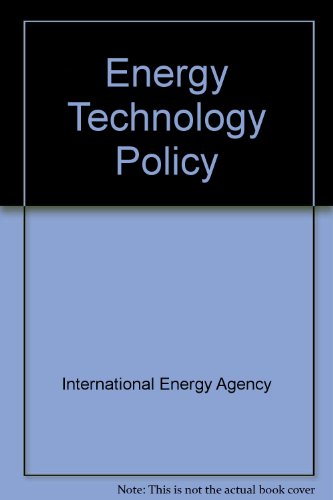 Energy Technology Policy (9789264126886) by Unknown Author