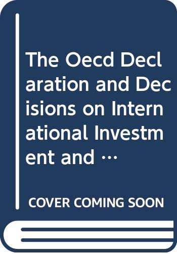 9789264136298: The Oecd Declaration and Decisions on International Investment and Multinational Enterprises: 1991 Review