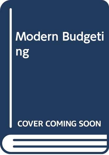 Beispielbild fr Modern Budgeting zum Verkauf von WorldofBooks