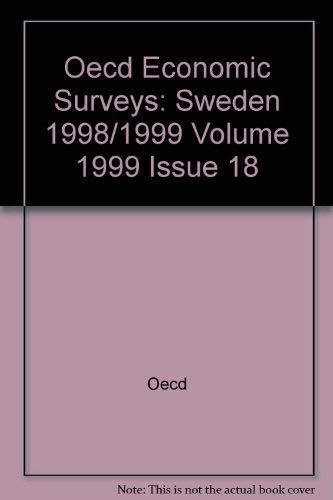 Oecd Economic Surveys: Sweden 1999 (9789264169883) by Organisation For Economic Co-Operation And Development