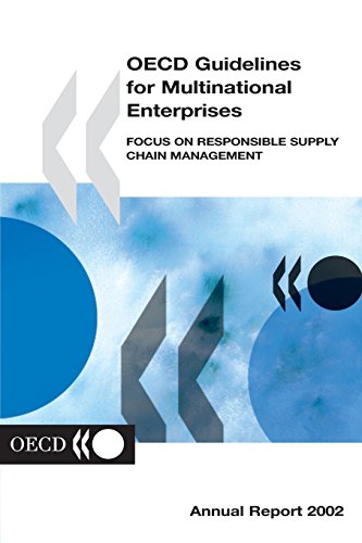 Beispielbild fr OECD Guidelines for Multinational Enterprises 2002: Focus on Responsible Supply Chain Management (OECD Environmental Performance Reviews) zum Verkauf von Reuseabook