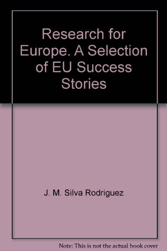 Stock image for Research for Europe. A Selection of EU Success Stories for sale by Ammareal