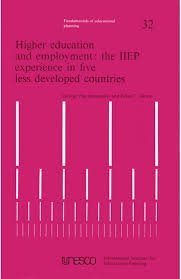 Beispielbild fr Higher Education and Employment: The Iiep Experience in Five Less Developed Countries zum Verkauf von P.C. Schmidt, Bookseller