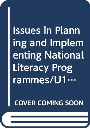 Beispielbild fr Issues in Planning and Implementing National Literacy Programmes zum Verkauf von Anybook.com