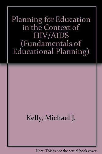 Beispielbild fr Planning for Education in the Context of HIV/Aids zum Verkauf von medimops
