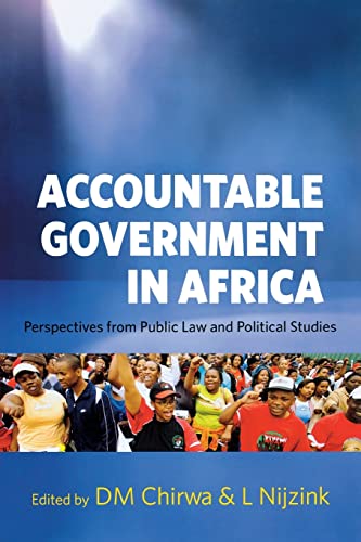 Beispielbild fr Accountable Government in Africa: Perspectives from Public Law and Political Studies zum Verkauf von Bestsellersuk