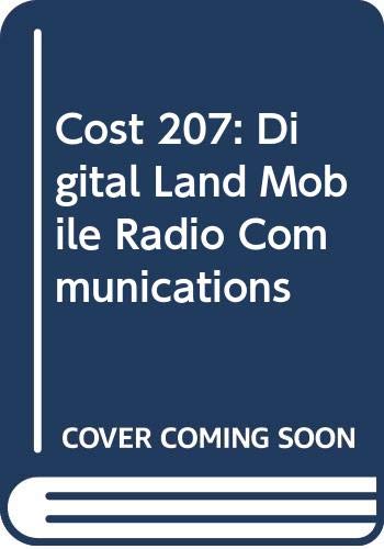 Beispielbild fr Digital Land Mobile Radio Communications (Cost 207) zum Verkauf von medimops