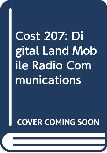 Stock image for Digital Land Mobile Radio Communications (Cost 207) for sale by medimops