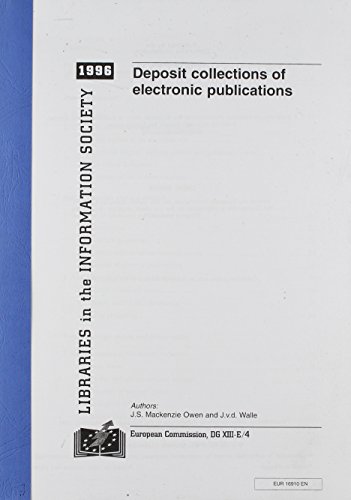 DEPOSIT COLLECTIONS OF ELECTRONIC PUBLICATIONS