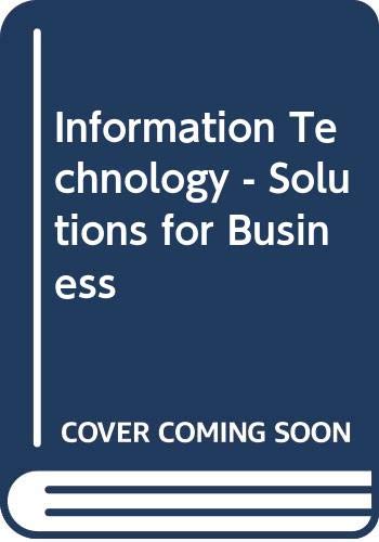 Information Technology - Solutions for Business (9789282783894) by European Commission