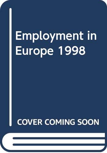 Stock image for Employment in Europe 1998 for sale by Phatpocket Limited