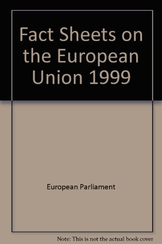 Fact Sheets on the European Union (9789282880913) by European Parliament