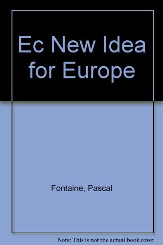 Beispielbild fr Ec New Idea for Europe zum Verkauf von Ammareal