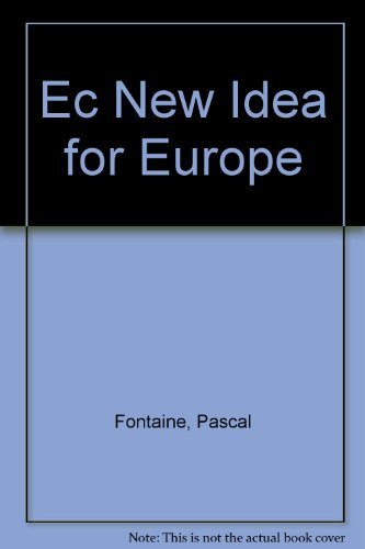 Stock image for Ec New Idea for Europe for sale by Ammareal