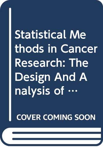 Imagen de archivo de Statistical Methods in Cancer Research Vol. 2 a la venta por Better World Books: West