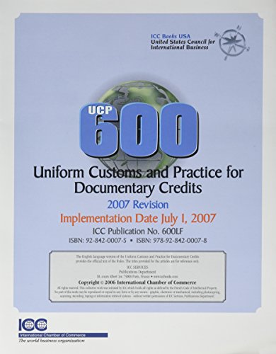 UCP 600 Leaflets (pack of 25 leaflets) (9789284200078) by International Chamber Of Commerce