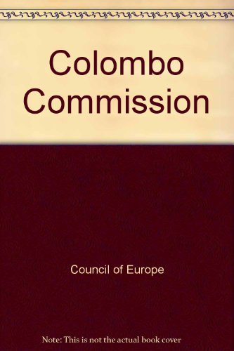 9789287108906: Colombo Commission: report to the Council of Europe