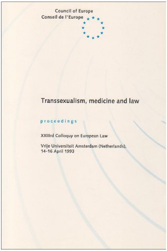 Transsexualism, medicine, and law: Proceedings (9789287128058) by Unknown Author