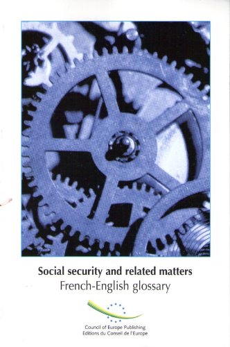 Social Security & Related Matt (Terminology) (9789287140142) by Council Of Europe