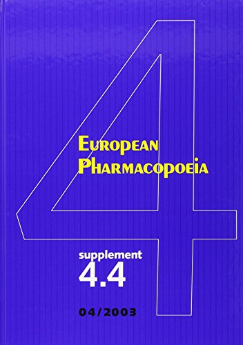 Beispielbild fr European Pharmacopoeia 4th Ed Supplement 4.4: Implementation Date 1/4/2003: Supplement 4.4 to 4r.e. zum Verkauf von NEPO UG