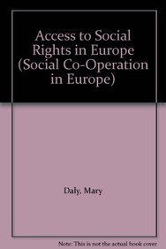 Beispielbild fr Access to Social Rights in Europe (Social Co-Operation in Europe) zum Verkauf von Reuseabook