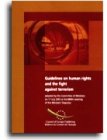 9789287150219: Guidelines on Human Rights and the Fight Against Terrorism