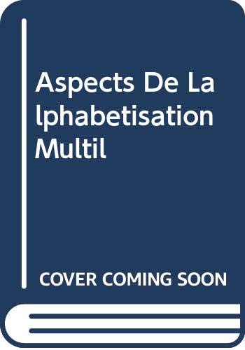 Stock image for Aspects de l'alphabtisation multilingue for sale by medimops