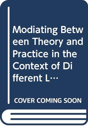 Imagen de archivo de Modiating Between Theory and Practice in the Context of Different Learning Cultures and Languages (Language Learning (Ecml, Graz)) a la venta por medimops