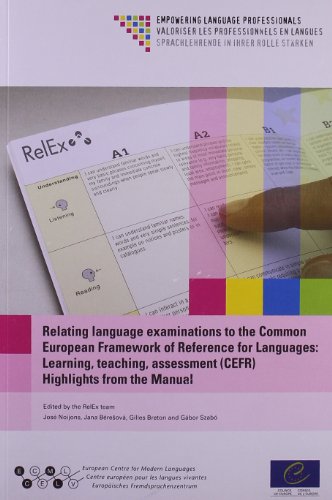 Relating Language Examinations to the Common European Framework of Reference for Languages: Learning, Teaching, Assessment Cefr Highlights from the Manual (9789287171696) by Noijons, Jose; Beresova, Jana; Breton, Gilles; Szabo, Gabor