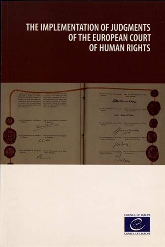9789287185112: The implementation of judgments of the European Court of Human Rights