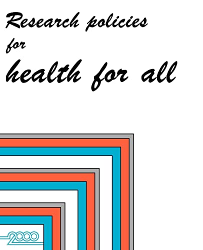 Imagen de archivo de Research Policies for Health for All a la venta por PBShop.store US