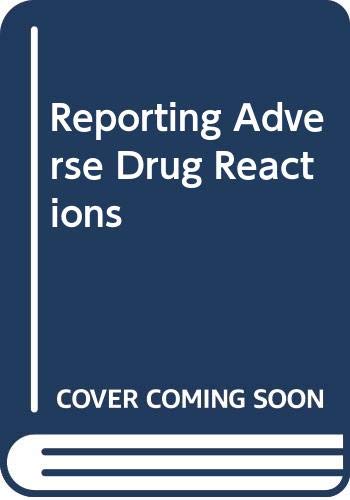 9789290360711: Reporting Adverse Drug Reactions