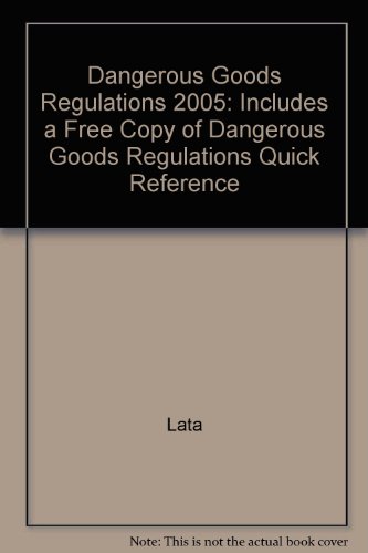 9789291953189: Dangerous Goods Regulations (IATA Resolution 618,Attachment "A") 2005