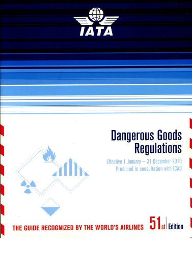 Stock image for Dangerous Goods Regulations (DGR) Bound Manual 2010: (Iata-resolution 618 Attachment "A") Effective 1 January - 31 December 2010 Produced in Consultation With Icao for sale by dsmbooks