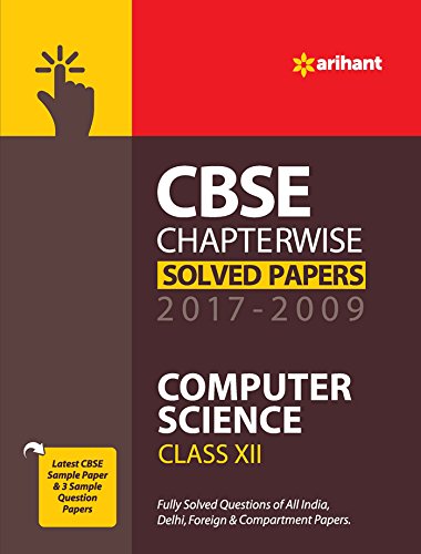 Imagen de archivo de CBSE Computer Science Chapterwise Solved Papers Class 12th a la venta por Books Puddle