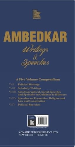 Stock image for AMBEDKAR: Writings & Speeches A Five Volume Compendium for sale by Books in my Basket