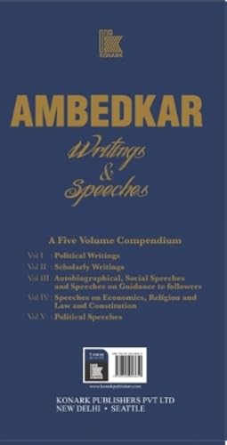 9789322008659: Ambedkar Writings and Speeches: A Five Volume Compendium