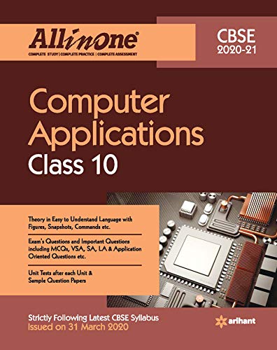 Stock image for CBSE All In One Computer Application Class 10 for 2021 Exam for sale by Books Puddle