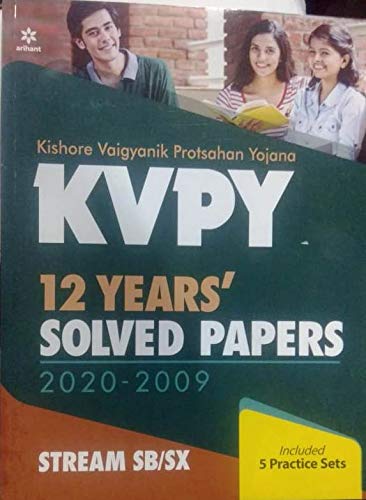 Stock image for KVPY 12 Years Solved Papers 2020-2009 Stream SB/SX for sale by Books Puddle