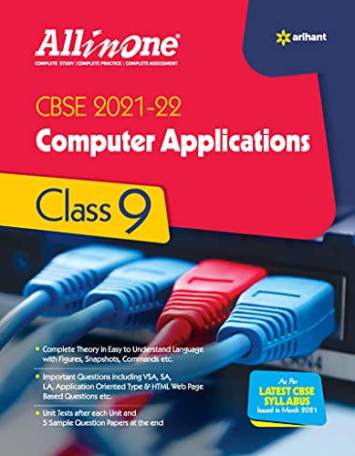 9789325299641: Cbse All in One Computer Application Class 9 for 2022 E...