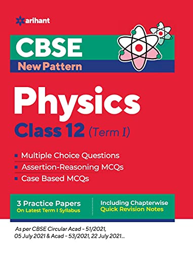 Stock image for CBSE New Pattern Physics Class 12 for 2021-22 Exam (MCQs based book for Term 1) for sale by Books Puddle