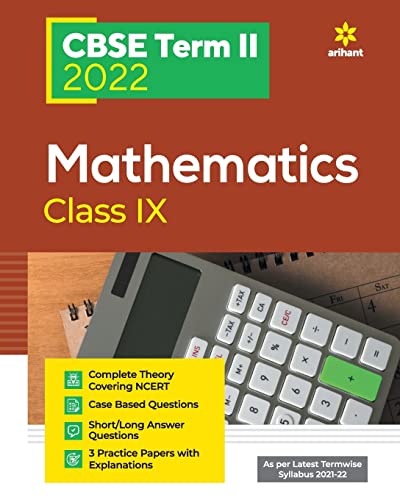 Stock image for Arihant CBSE Mathematics Term 2 Class 9 for 2022 Exam (Cover Theory and MCQs) for sale by Books Puddle