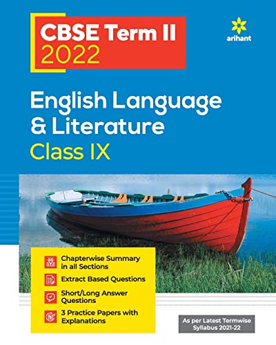 Imagen de archivo de Arihant CBSE English Language & Literature Term 2 Class 9 for 2022 Exam (Cover Theory and MCQs) a la venta por Books Puddle