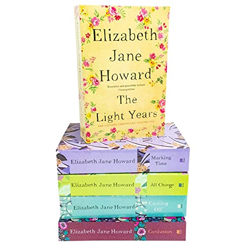 Stock image for Elizabeth Jane Howard Cazalet Chronicles Series 5 Books Collection Set (All Change, Casting Off, Confusion, Marking Time The Light Years) for sale by Byrd Books