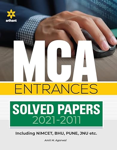Beispielbild fr MCA Entrances Solved Papers (2021-2011) for 2022 Exam zum Verkauf von Buchpark
