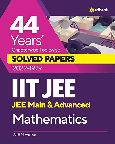 Beispielbild fr 44 Years Chapterwise Topicwise Solved Papers (2022-1979) IIT JEE Mathematics zum Verkauf von Buchpark